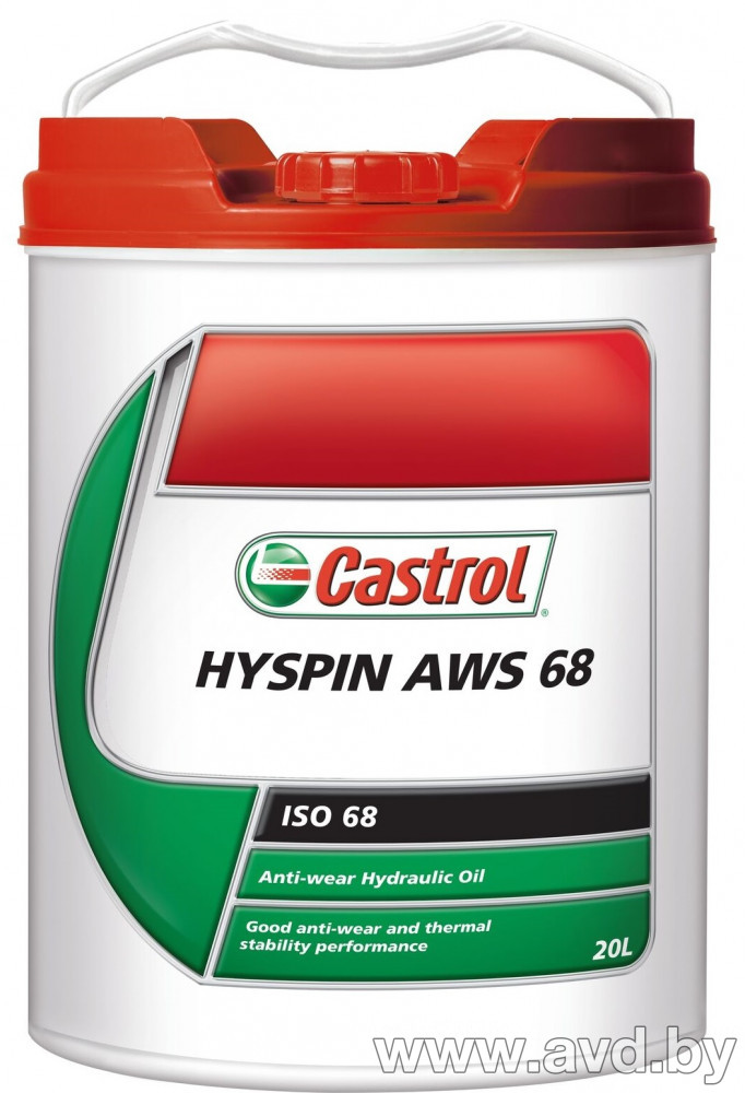 Купить Индустриальные масла Castrol Hyspin AWS 68 20л  в Минске.